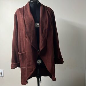 Women Jockey Wrap/Robe w/ pockets L long sleeves